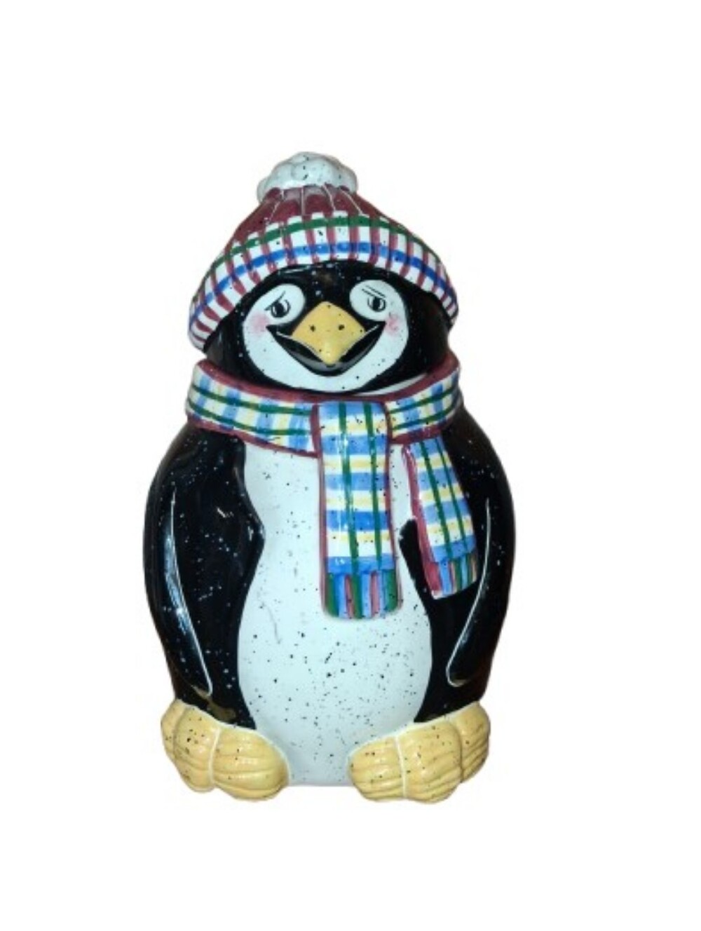 Julie Ueland Penguin Porcelain Cookie Jar